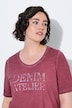 Denim Atelier Lightly Distressed Short Sleeve Tee
