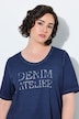 Denim Atelier Lightly Distressed Short Sleeve Tee