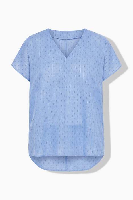 Blusenshirt, oversized, Struktur und Glitzer