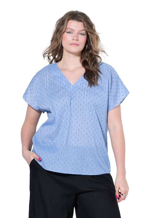 Halenka, oversized, strukturovaná s třpytem