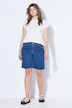 Jeans-Shorts, Wide Legs, High Waist, Ziernieten