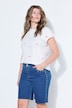 Jeans-Shorts, Wide Legs, High Waist, Ziernieten