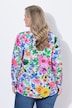 Bluse, Regular Fit, Blumenmuster, Langarm