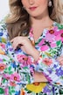 Bluse, Regular Fit, Blumenmuster, Langarm