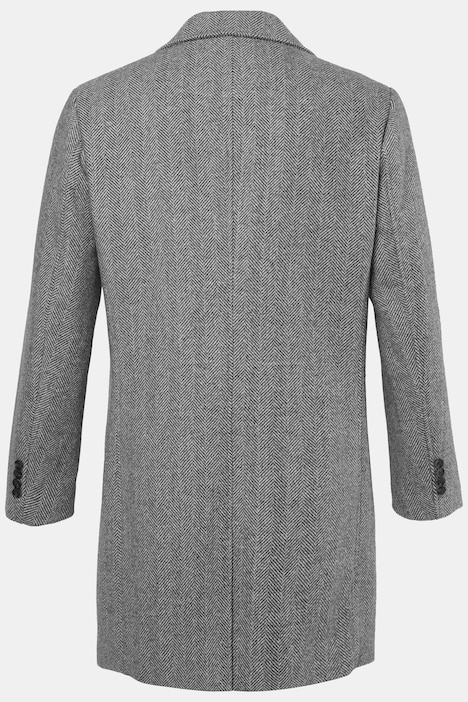 Mantel, Wollmix, Reverskragen, bis 7 XL
