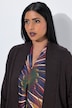 Strickjacke, Wollmix, Rollkanten, Langarm