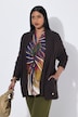 Strickjacke, Wollmix, Rollkanten, Langarm