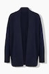 Strickjacke, Wollmix, Rollkanten, Langarm