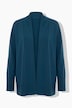 Strickjacke, Wollmix, Rollkanten, Langarm