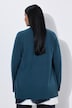 Strickjacke, Wollmix, Rollkanten, Langarm