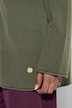 Strickjacke, Wollmix, Rollkanten, Langarm