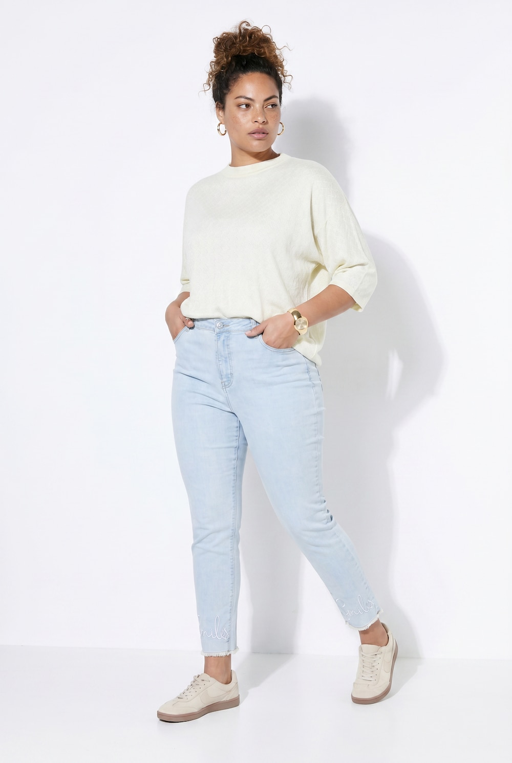 7/8-Jeggings, Slim Fit, Elastikbund