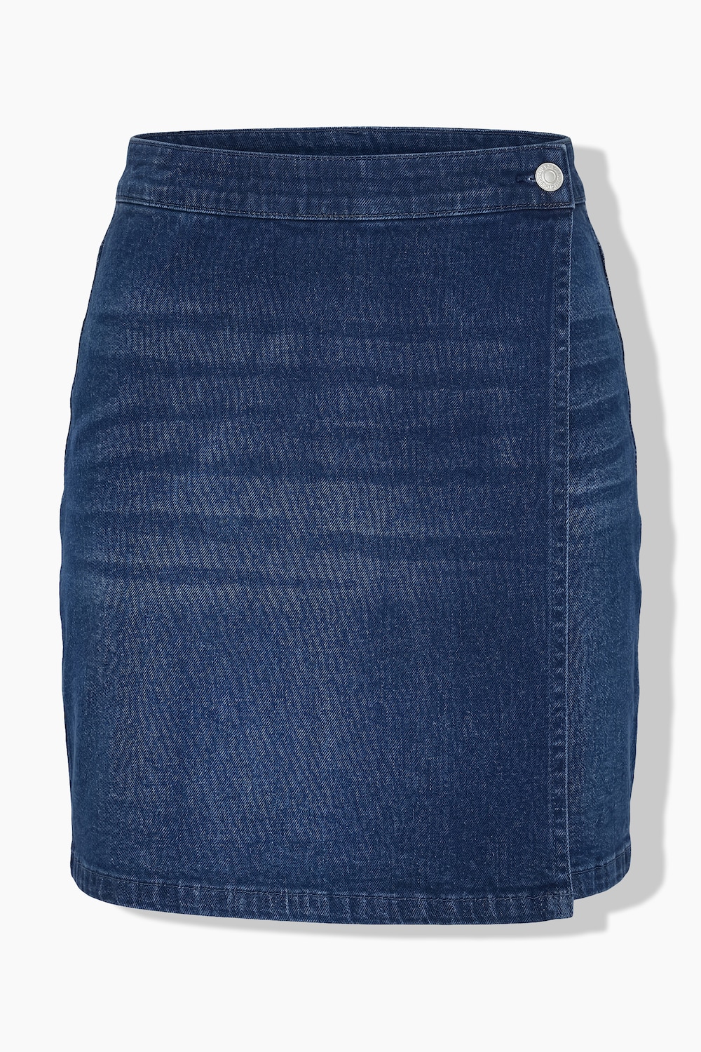 Jeans-Skort, vorne halb wie ein Rock, 5-Pocket