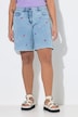 Jeans-Shorts, Sternen-Stickerei, 5-Pocket