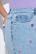 Jeans-Shorts, Sternen-Stickerei, 5-Pocket