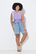 Jeans-Shorts, Sternen-Stickerei, 5-Pocket