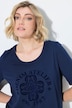Flocked Denim Atelier Logo Print Tee