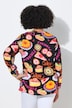 Bluse, A-Linie, Dessert-Muster, Langarm
