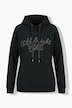 Hoodie, Perlen-Schriftzug, Kapuze, Langarm