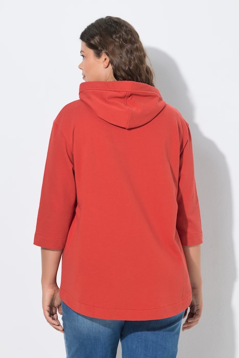 Sweatshirt, Kapuze, 3/4 Arm