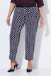 Jerseyhose Sienna, bedruckt, schmales Bein, Elastikbund