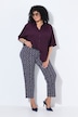 Jerseyhose Sienna, bedruckt, schmales Bein, Elastikbund