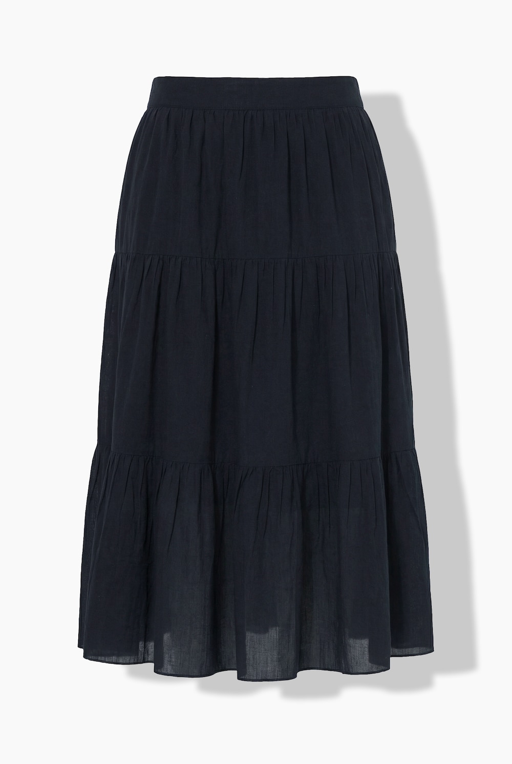 Stora storlekar Midikjol, Dam, svart, storlek: 52, Annat/Bomull, Angel of Style
