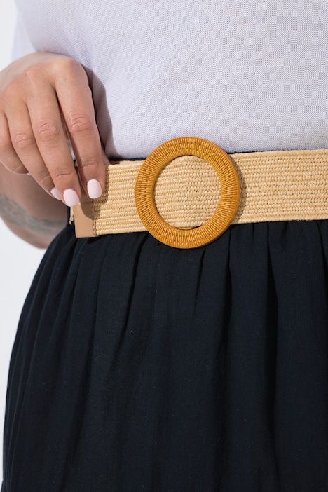 Midirock, A-Linie, mit abnehmbarem Gürtel