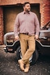 Cord-Chino Hose Bauchfit, Regular Fit, bis 72