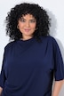 Jersey-Pullover, Zierfalten, Stehkragen, Halbarm