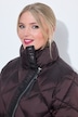 Long-Steppjacke, Komfort Fit, HAPPY Schriftzug