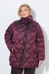 Long-Steppjacke, Komfort Fit, HAPPY Schriftzug
