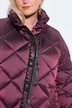 Long-Steppjacke, Komfort Fit, HAPPY Schriftzug