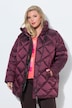 Long-Steppjacke, Komfort Fit, HAPPY Schriftzug