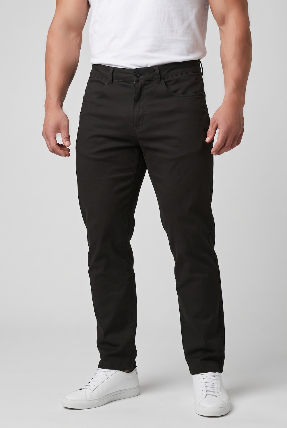 Chino, Regular Fit, Travellerbund, bis 72