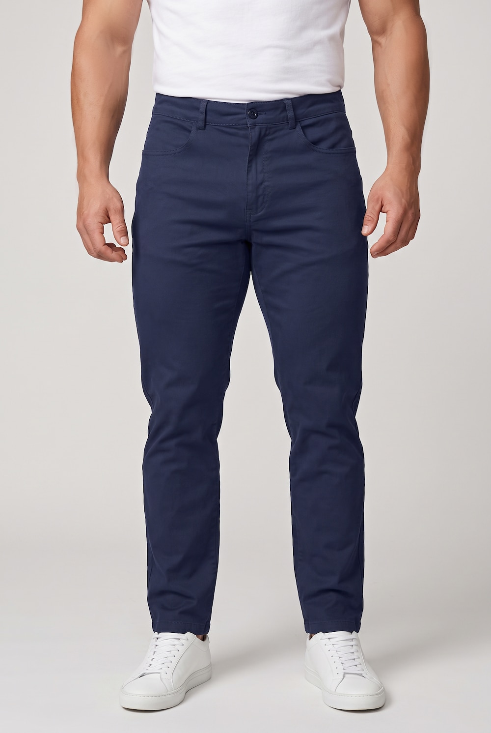 Chino, Regular Fit, Travellerbund, bis 72