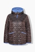 Steppjacke, Cord-Einfassungen, Kapuze