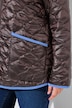 Steppjacke, Cord-Einfassungen, Kapuze