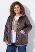 Steppjacke, Cord-Einfassungen, Kapuze