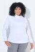Shirt, Slim, Rollkragen, geraffter Langarm