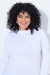 Shirt, Slim, Rollkragen, geraffter Langarm