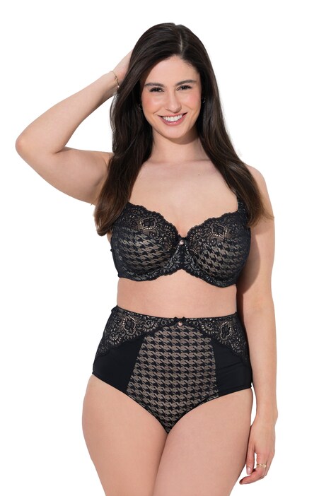 TruYou Maxislip, High Waist, Hahnentritt und Spitze