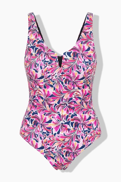 Uimapuku, kukkia, toppaukset