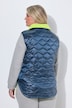 Steppweste, Cord-Einfassungen, Hemdkragen, Zipper