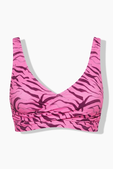 Bikini, Color Zebra, drapierte Büste, Softcups