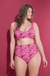 Bikini, Color Zebra, drapierte Büste, Softcups