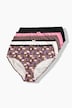 5 Pack of Midi Briefs- Floral Bloom