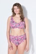Bikini-Top, Softcups, Flowers. V-Ausschnitt