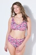 Bikini-Top, Softcups, Flowers. V-Ausschnitt