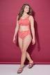 Bikini-Top, Softcups, Neon Flowers, seitliche Raffung